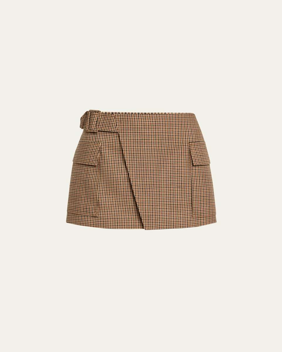 Conan Check Mini Skirt